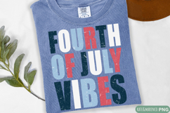 Fourth Of July Vibes PNG | Patriotic PNG | USA PNG Product Image 1