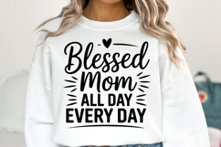 Blessed Mom Svg | Svg Files for Cricut | Shirt Svg Product Image 2