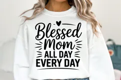 Blessed Mom Svg | Svg Files for Cricut | Shirt Svg Product Image 2