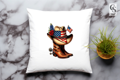 USA Liberty Patriotic Clipart PNG Sublimation Product Image 2