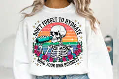 Don't forget to Hydrate Svg Design | Shirt Svg Product Image 1