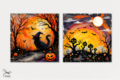 Halloween digital paper Product Image 2