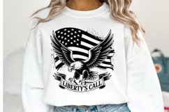 USA Liberty&#039;s Call Svg Design | Svg Cut Files | Shirt Svg Product Image 2