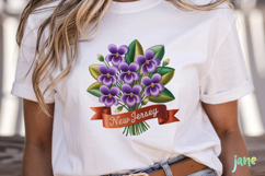 USA State Flowers Embroidery Clipart Product Image 2