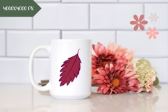 Hand Drawn Fall Illustration, Fall Leaves Sublimation Design Product Image 2