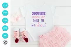 Cousins Make the Best of Friends SVG Product Image 1