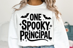 One Spooky Principal Svg | Halloween Svg | Shirt Svg Product Image 2