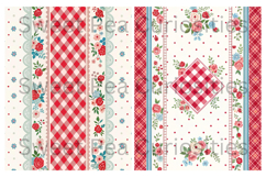 Shabby Chic, Flowers, Papers, Junk Journal Product Image 2