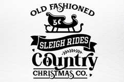 Farmhouse Vintage Christmas Sign SVG Product Image 2