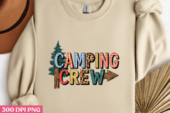 CAMPING CREW PNG, Retro Camping Sublimation PNG Product Image 1