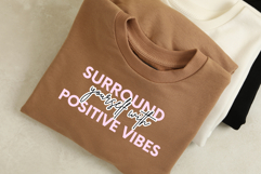 Inspirational Quote Sweatshirt Design, Editable &amp; Printable Product Image 2