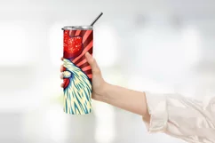 Patriotic Rooster 20 oz Tumbler Wrap - 4th of July Tumbler Product Image 2