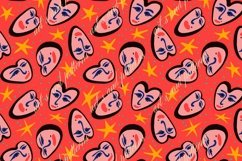 Valentines Day pattern with funky hearts Product Image 2
