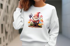 Spring Garden Gnome Sublimation Clipart Product Image 1