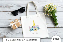 Watercolor Cute Unicorn png Product Image 2