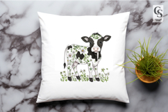 Watercolor Baby Cow Illustration Clipart Sublimation PNG Product Image 2