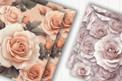 Soft Beige Rose Digital Paper Product Image 2