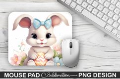 Easter Bunny Sublimation Mouse Pad PNG Design Product Image 1