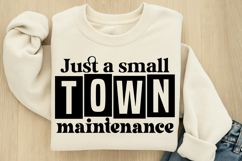 Just a small town maintence SVG Product Image 2