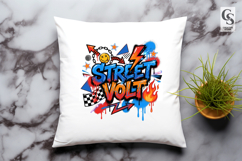 Street Voltage Graffiti Sublimation PNG Product Image 2