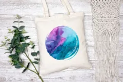 Watercolor Blue Illustration, Marble PNG, Blue PNG Product Image 2