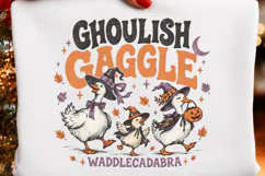 Witchy Waddler Goose Halloween PNG, Spooky Goose Witch Autum Product Image 2