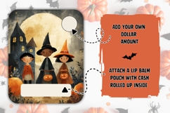 Cartoon Halloween Money Card, Kids Money Card Template Product Image 2