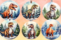 Funny Prehistoric Christmas Clipart Bundle, Christmas PNG Product Image 3