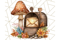 Fall Fairy House Clipart PNG, Autumn Homes and Decor Product Image 2