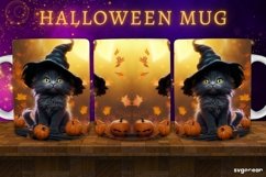 Halloween Cats Mug Wrap Bundle | 11 Oz | Sublimation Product Image 3