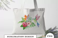 Watercolor Hummingbird Sublimation Downloads Product Image 2