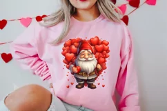 Cute Valentine Gnome Clipart, Gnome Clipart, Cute Gnome Product Image 2
