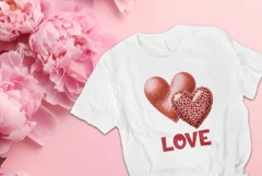 Love Hearts Illustration, Valentine's Day PNG, Love PNG Product Image 2
