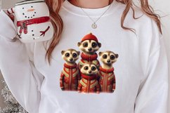 Christmas Family Animals Clipart, Christmas Family Product Image 2