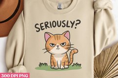 Seriously? PNG, Funny Animals Sublimation PNG Product Image 3