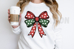 Christmas Coquette Bow PNG Design Product Image 2