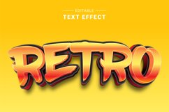 Editable Text Effect for Illustrator. Vector Graphic styles Product Image 1