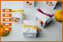 9 Autumn Box Template SVG I Gift Box I Packaging SVG Product Image 3