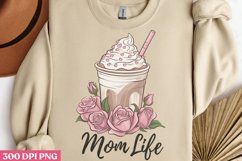 Mom Life PNG, Mom Coffee Sublimation PNG Product Image 3