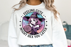 Feeling Cute Svg | Halloween Svg | Shirt Svg Product Image 2