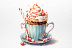 Christmas Coffee Hot Cocoa Sublimation PNG Product Image 2