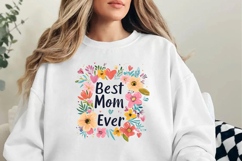 Best Mom Ever Mother&#039;s day sublimation t-shirt design PNG Product Image 2