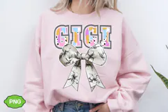 Floral GigiCoquette Bow PNG | Mother's Day PNG Product Image 3