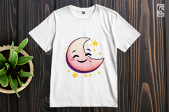 Star and Moon Clipart Sublimation PNG Product Image 2