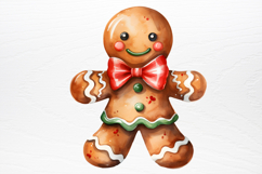 Gingerbread Man Sublimation Clipart PNG Product Image 2
