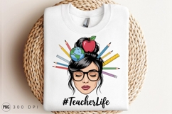Teacher Life Sublimation PNG Product Image 3