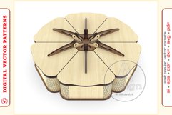 Box Organizer v20 - laser cut file - Glowforge ready SVG Product Image 2