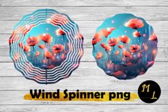 Spring Flowers Wind Spinner,Wildflowers Wind Spinner Print Product Image 1