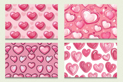 Cute Pink Hearts Cutting Boards sublimation Design Product Image 2