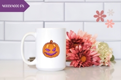 Hand Drawn Halloween Illustration, Cartoon Pumpkin PNG Product Image 2